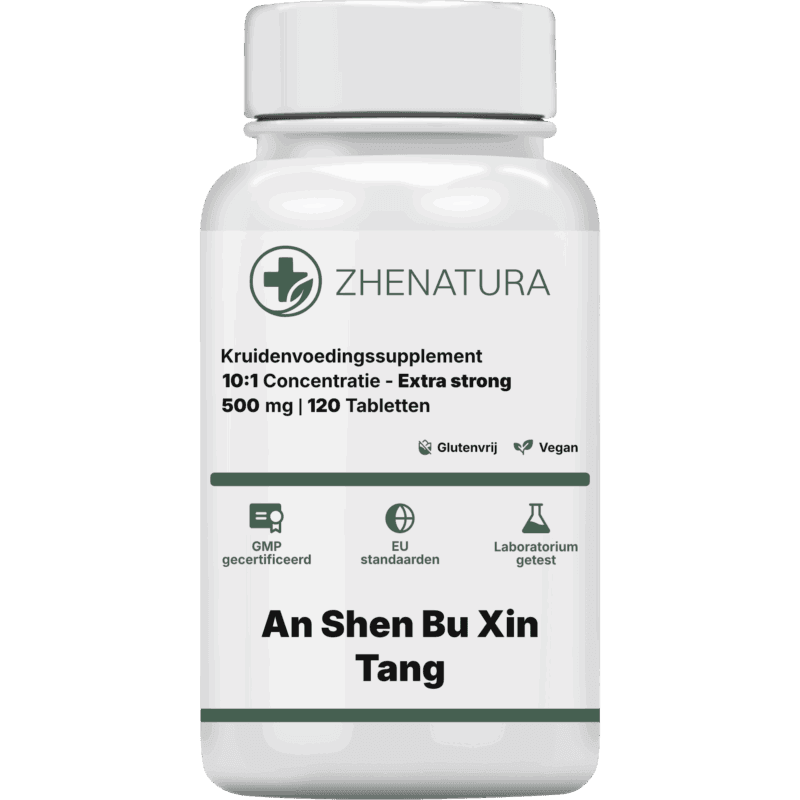 An shen bu xin tang verpakking potje groen