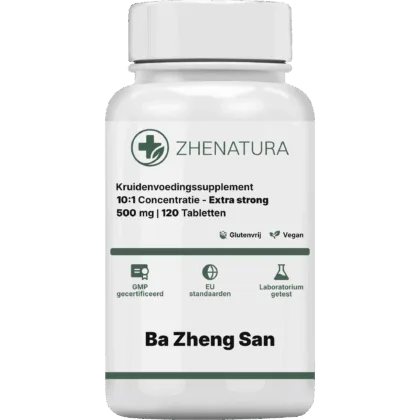 Ba zheng san verpakking potje groen