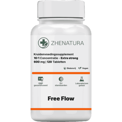 Free flow verpakking potje oranje