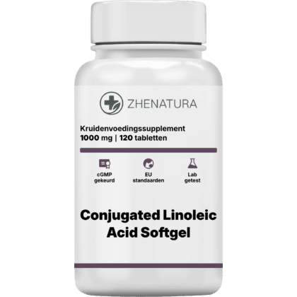 Conjugated linoleic acid softgel verpakking potje zhen.png