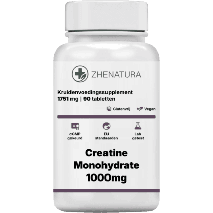 Creatine monohydrate 1000mg verpakking potje ZHENNL.png