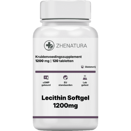 Lecithin softgel 1200mg verpakking potje ZHENNL.png