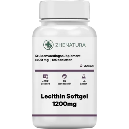 Lecithin softgel 1200mg verpakking potje ZHENNL.png