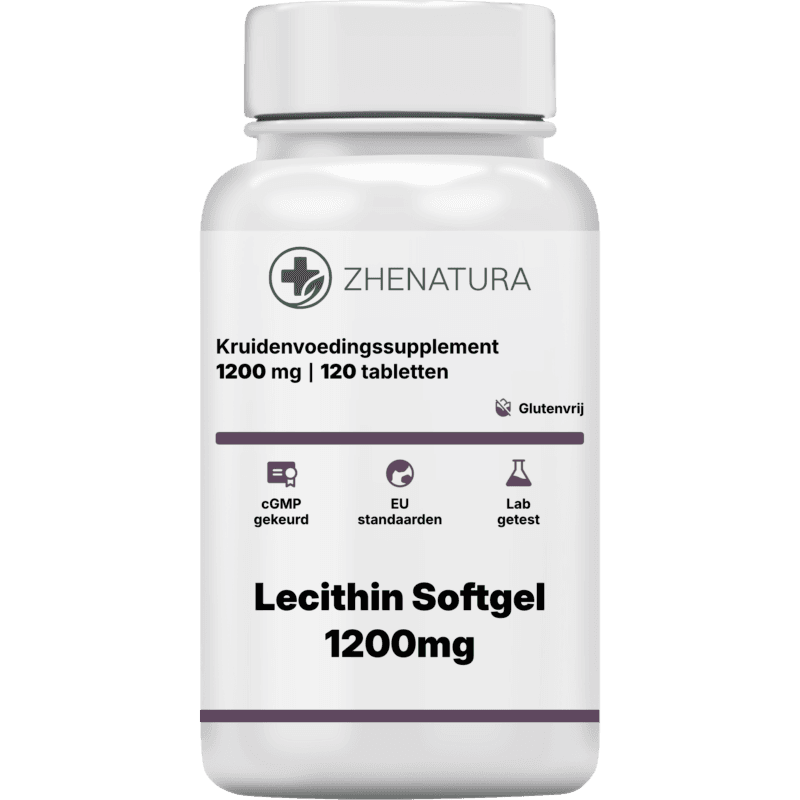 Lecithin softgel 1200mg verpakking potje ZHENNL.png