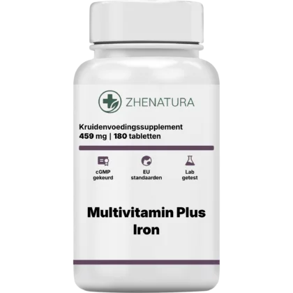 Multivitamin plus iron verpakking potje ZHENNL.png