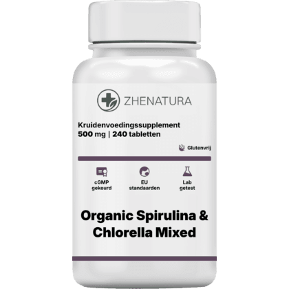 Organic spirulina chlorella mixed verpakking potje.png