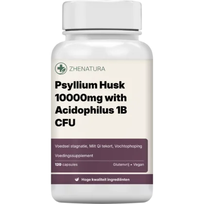 Psyllium husk 10000mg with acidophilus 1b cfu verpakking potje.png