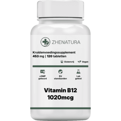 Vitamin b12 1020mcg verpakking potje ZHENNL.png
