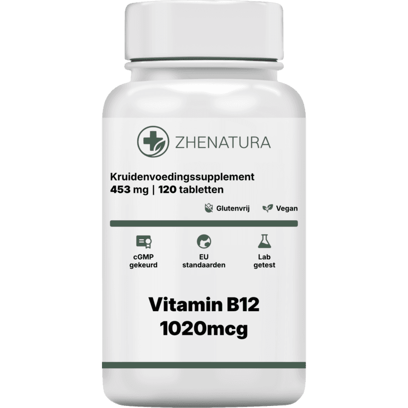 Vitamin b12 1020mcg verpakking potje ZHENNL.png