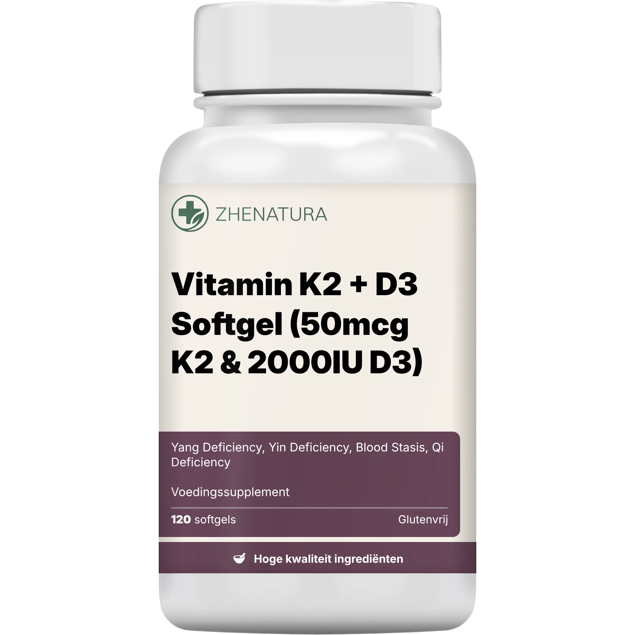 Vitamin K2 + D3 Softgel (50mcg K2 & 2000IU D3)