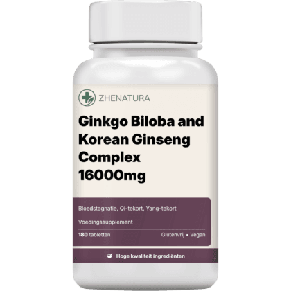 Ginkgo biloba and korean ginseng complex 16000mg verpakking potje 1.png
