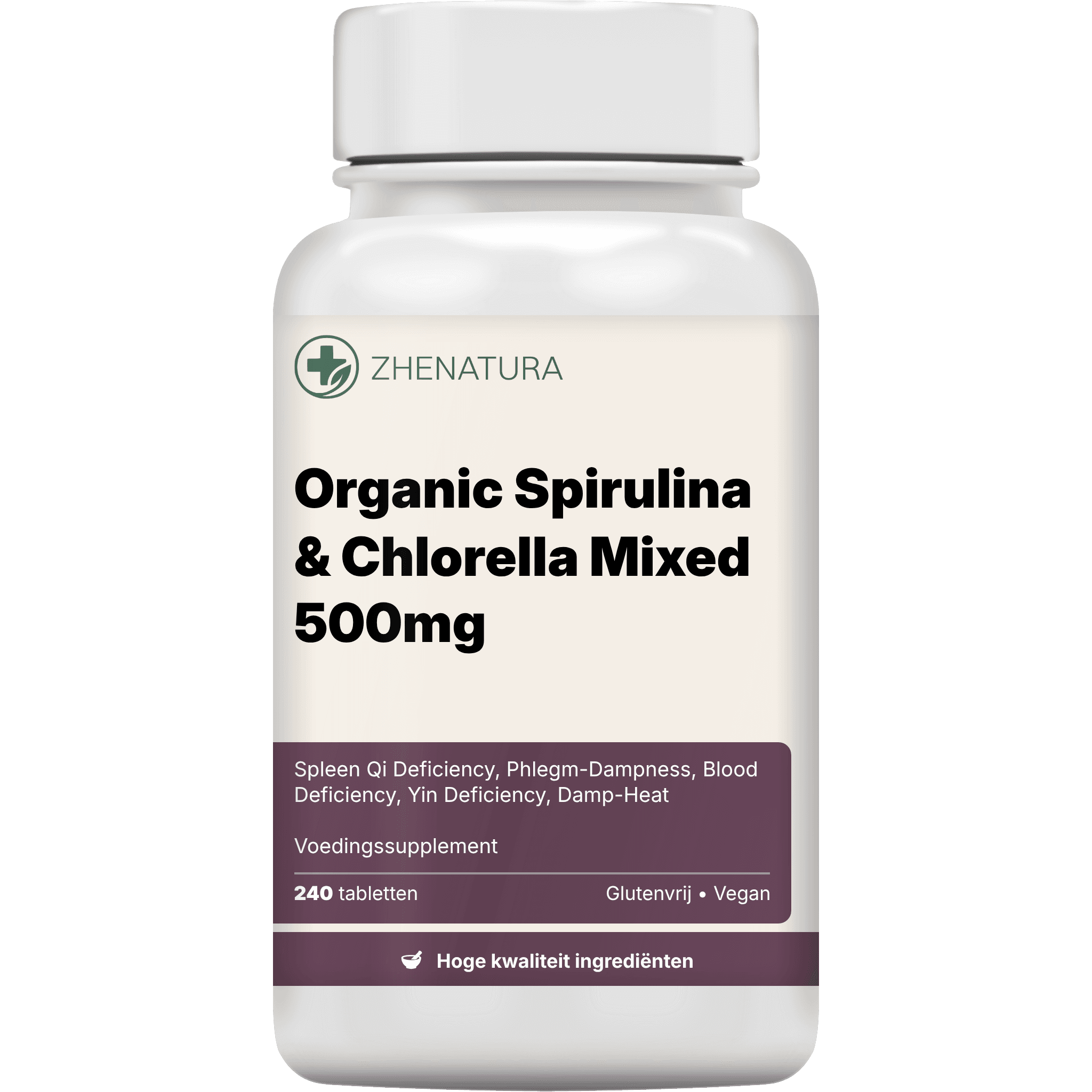 Organic Spirulina & Chlorella Mixed 500mg