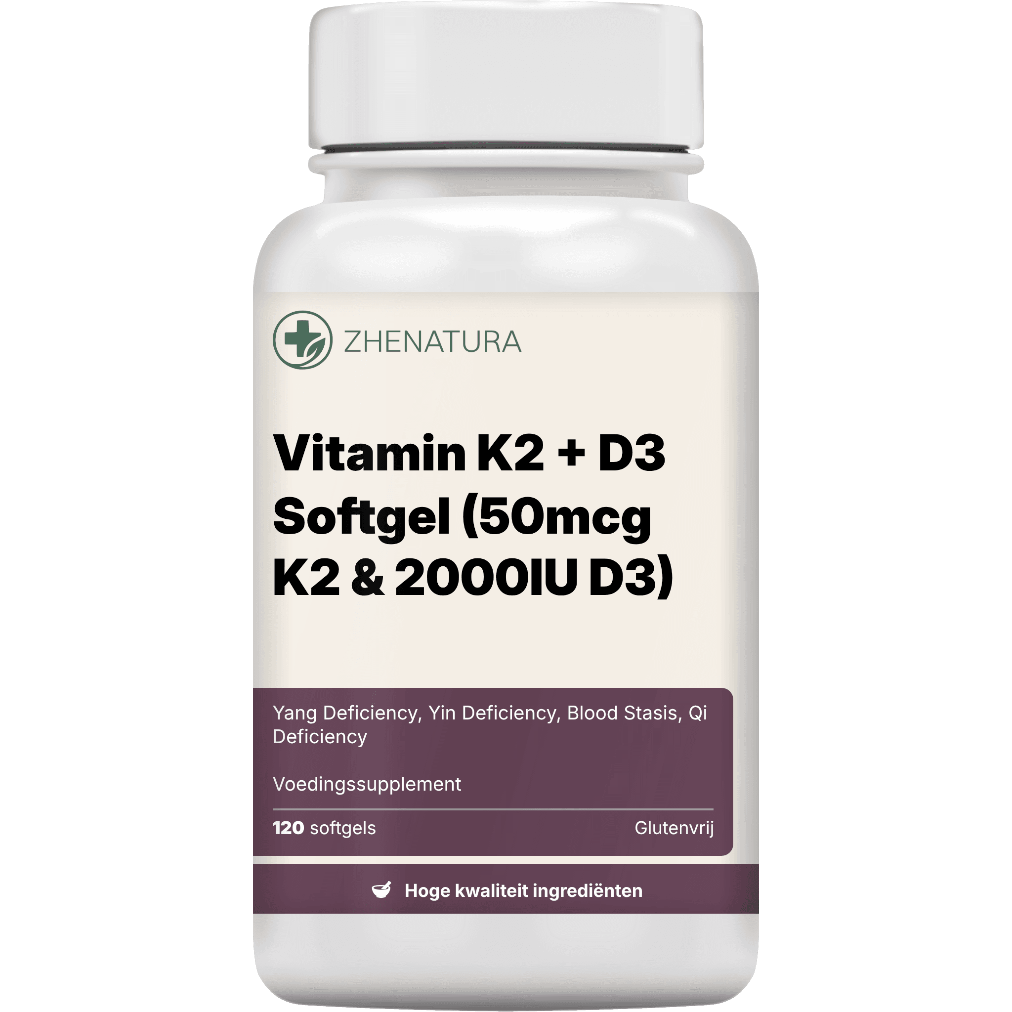 Vitamin K2 + D3 Softgel (50mcg K2 & 2000IU D3)