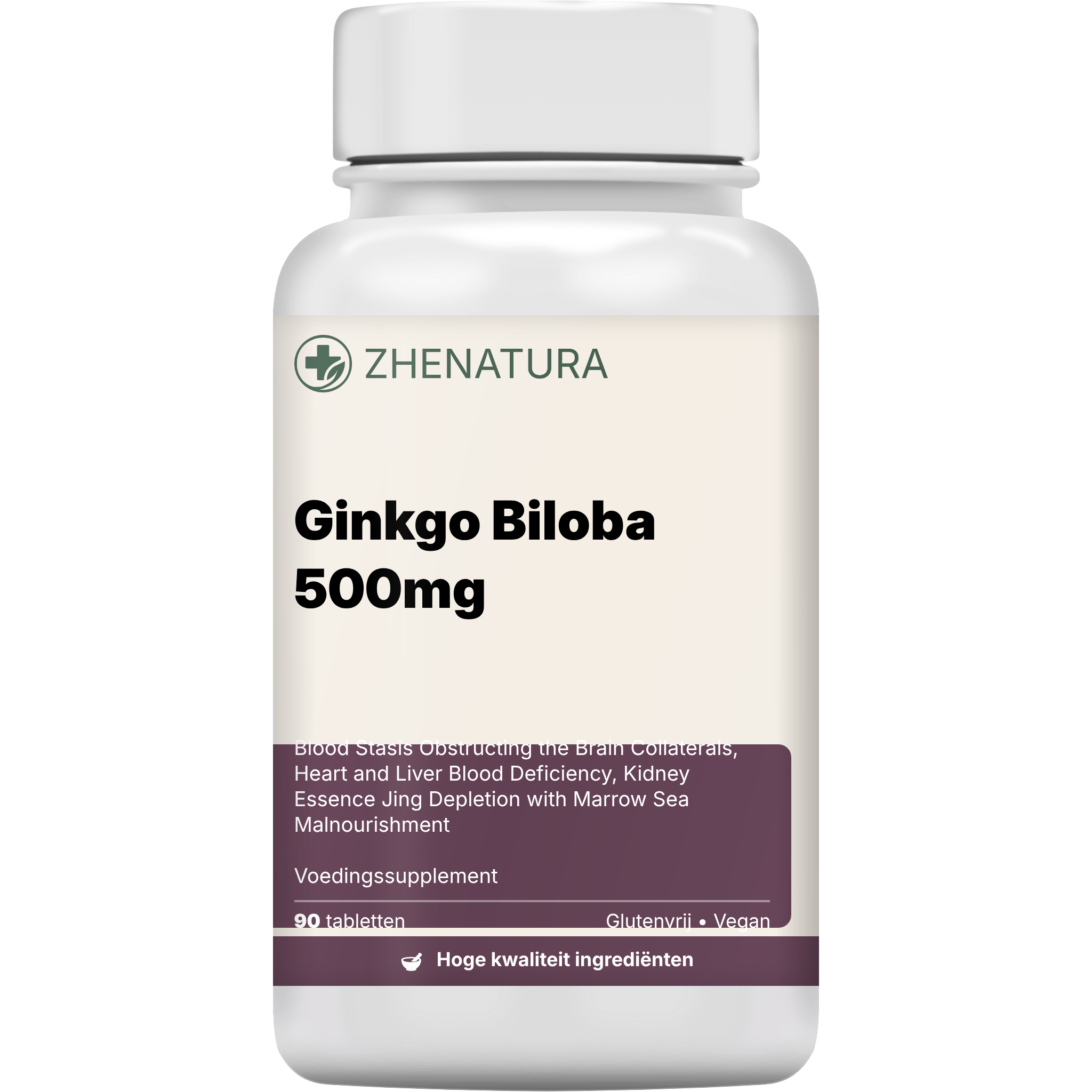 Ginkgo biloba 500mg verpakking potje zhen.png